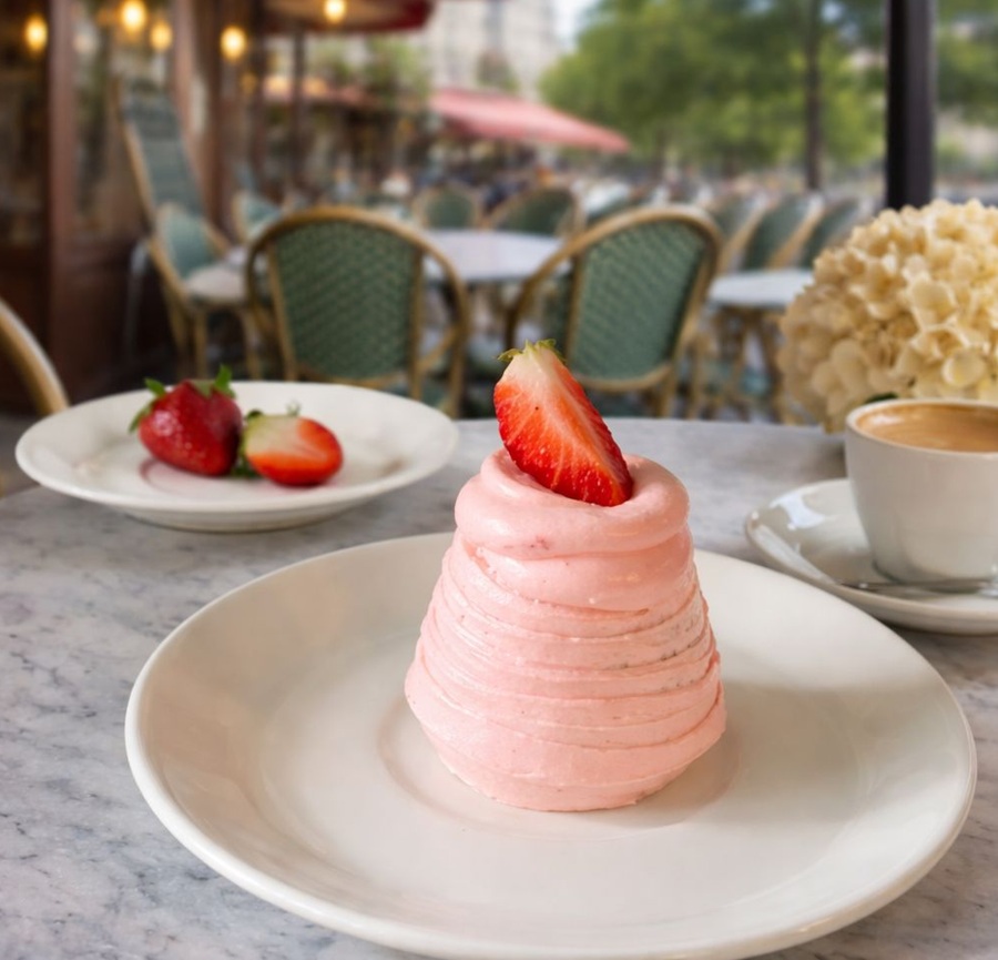 Strawberries and Cream Chocolate Cake Mary Jane - Mary Janes Bakery & Deli